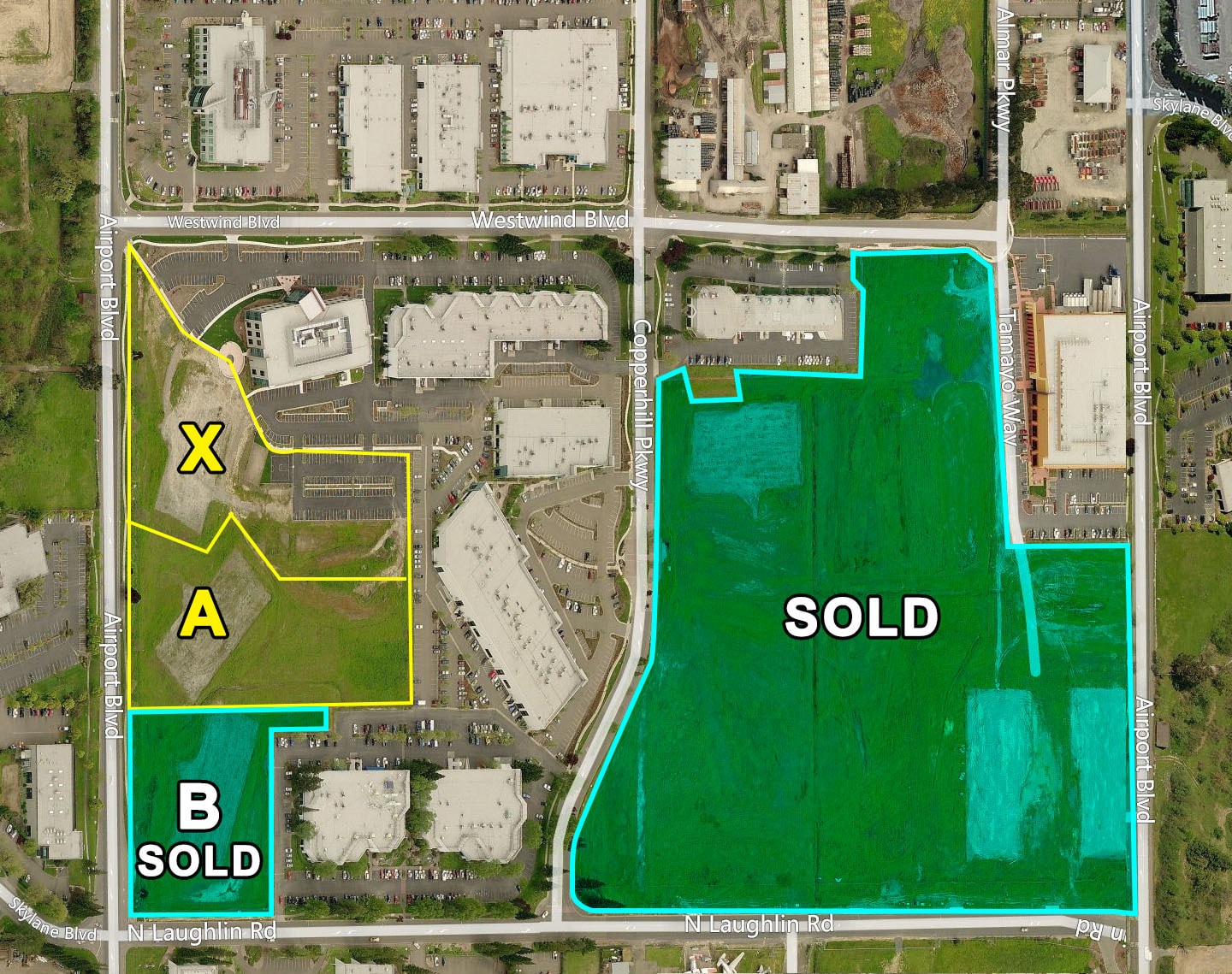 3775 Westwind Blvd, Santa Rosa, CA à vendre Aérien- Image 1 de 2