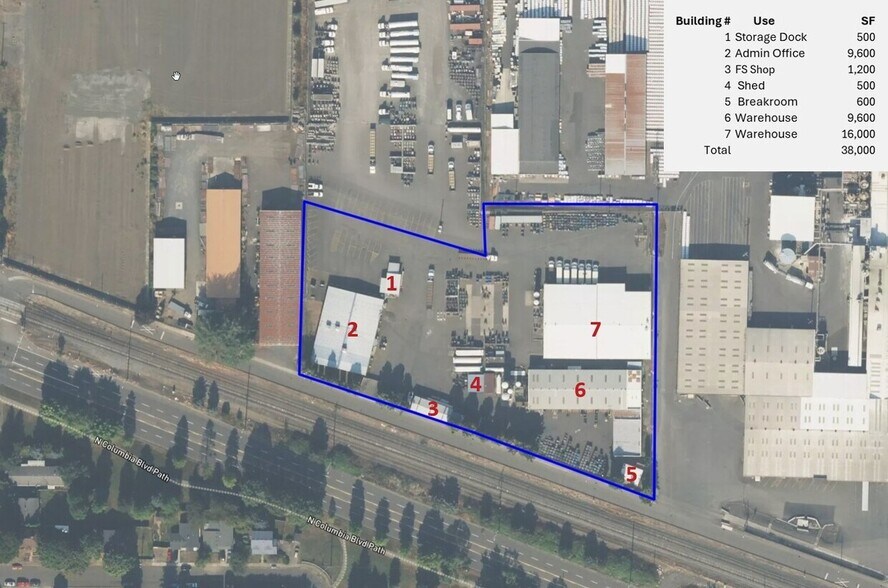 3411 N Columbia Blvd REDUCED PRICE! portefeuille de 7 propriétés à vendre sur LoopNet.ca - Photo du bâtiment - Image 2 de 2