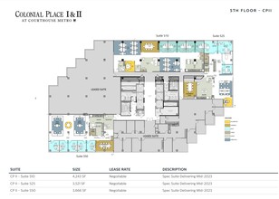 2111 Wilson Blvd, Arlington, VA à louer Plan d  tage- Image 1 de 1