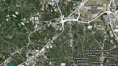 1200 Oakley Industrial Blvd, Fairburn, GA - AERIAL  map view