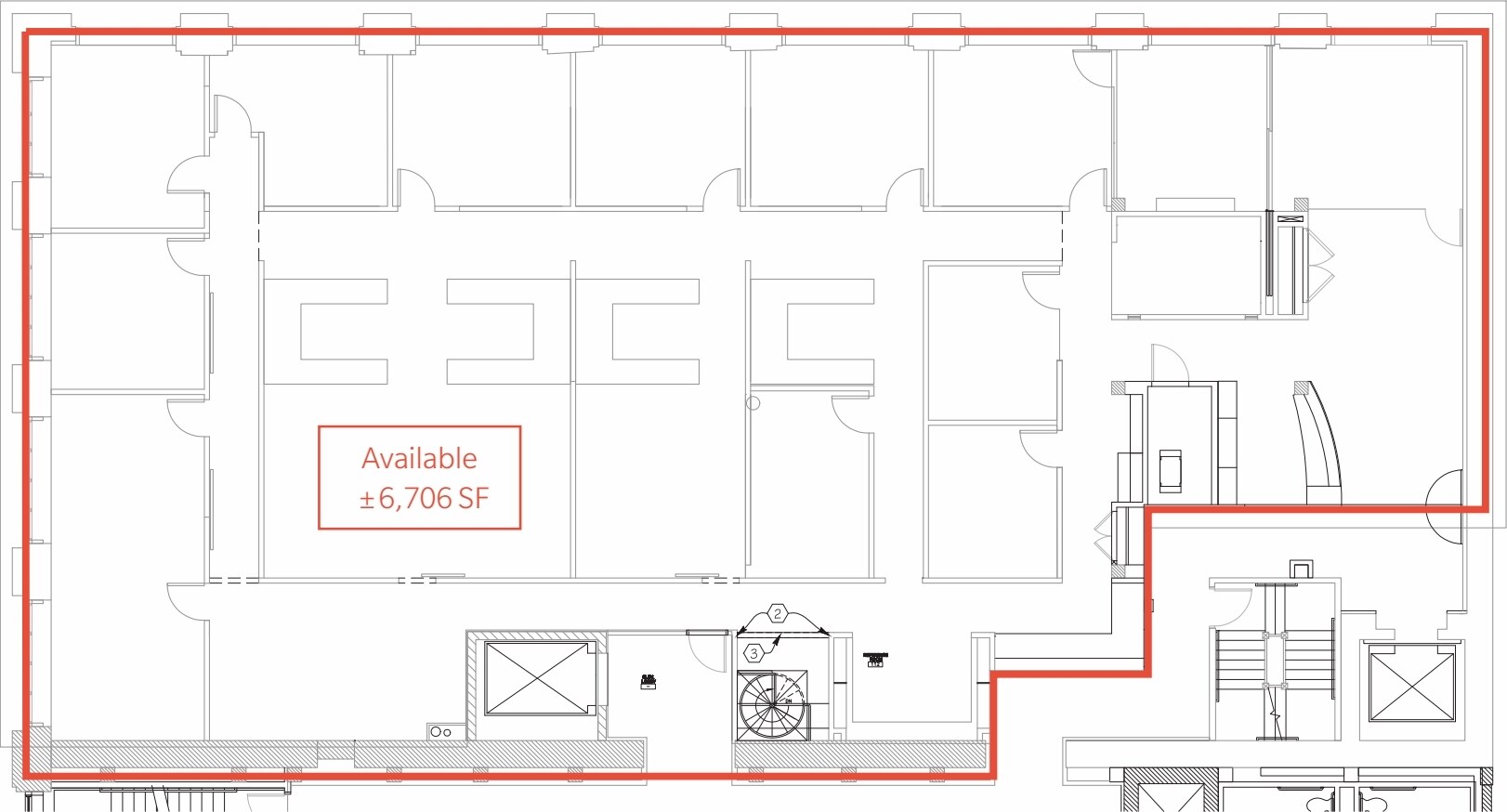 311 E Chicago St, Milwaukee, WI 53202 - Unité 410 -  - Plan d’étage - Image 1 of 1