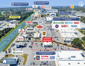 3801 Denny Ave, Pascagoula, MS - Aérien  Vue de la carte - Image1