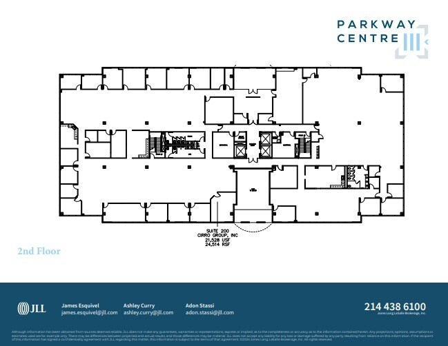 2745 Dallas Pky, Plano, TX à louer Plan d’étage- Image 1 de 2