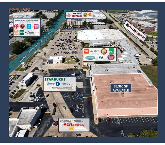 4820 S Broadway Ave, Tyler, TX à louer - Photo du bâtiment - Image 2 de 4