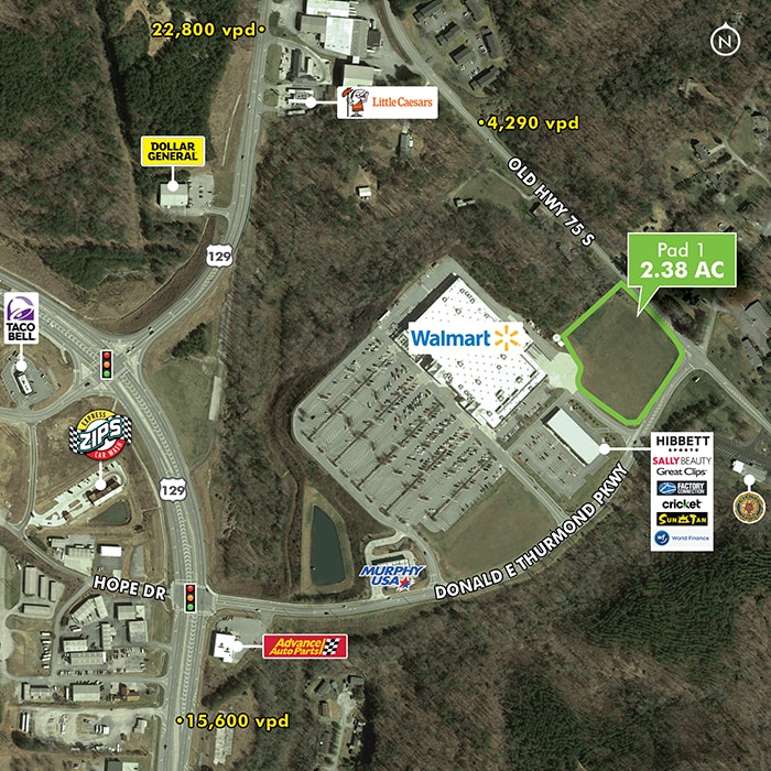 260 Donald E Thurmond Pky, Cleveland, GA for sale Building Photo- Image 1 of 2
