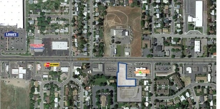 1260 E 17th St, Idaho Falls, ID - AERIAL map view