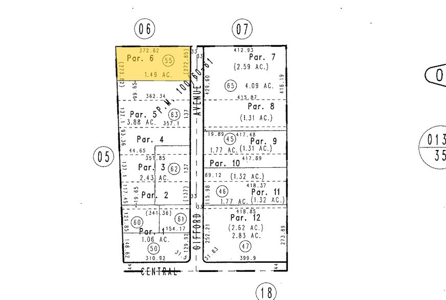 Gifford Ave, San Bernardino, CA à louer - Plan cadastral - Image 2 de 3