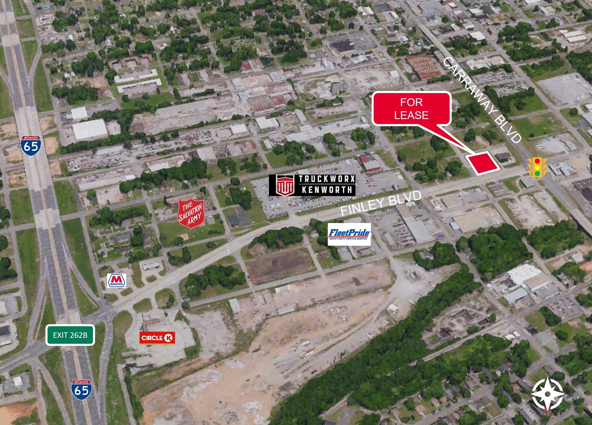 2523 25th Ct N ct, Birmingham, AL for lease Aerial- Image 1 of 5