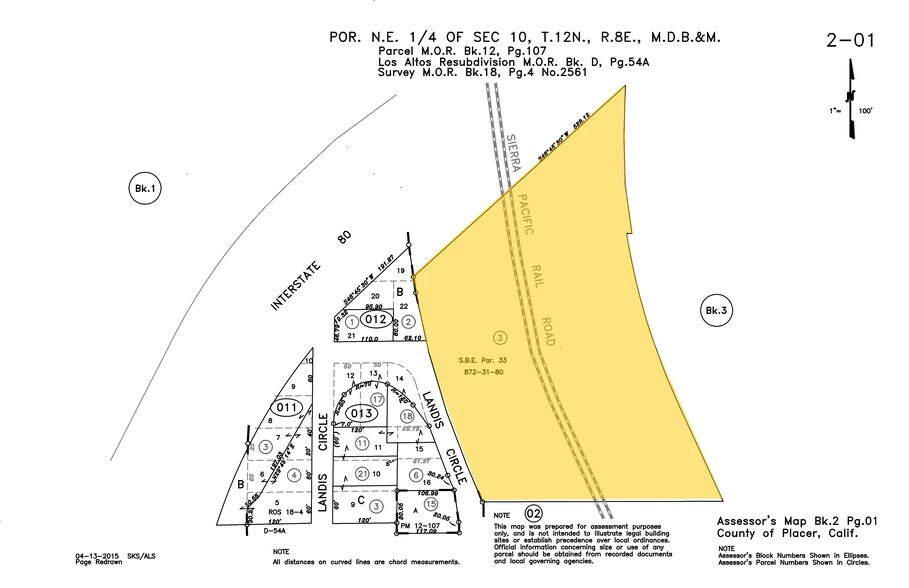 164-174 Teamtrack Rd, Auburn, CA à louer - Plan cadastral - Image 3 de 3