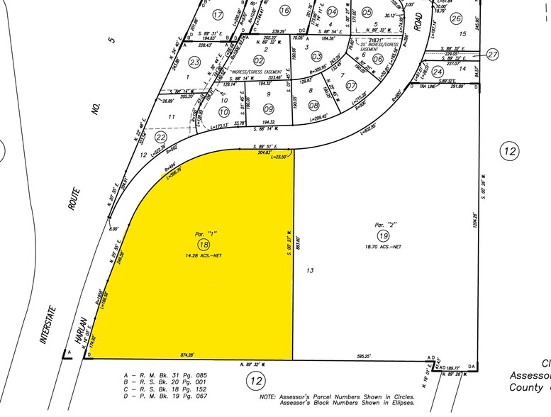 16838-16928 S Harlan Rd, Lathrop, CA à vendre - Plan cadastral - Image 1 de 1