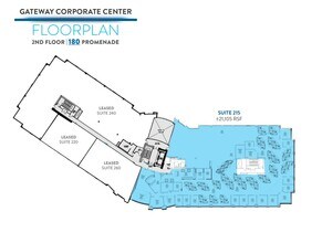 180 Promenade Cir, Sacramento, CA à louer Plan d’étage- Image 1 de 1