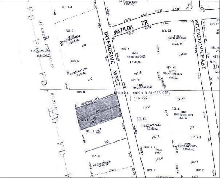 14149 Interdrive W, Houston, TX à louer - Plan cadastral - Image 3 de 6