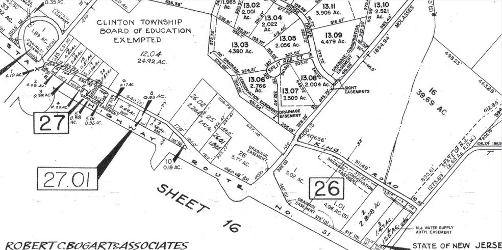 1240 State Route 31, Lebanon, NJ à vendre - Plan cadastral - Image 1 de 1