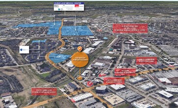17300 Mercury Dr, Houston, TX - AERIAL  map view