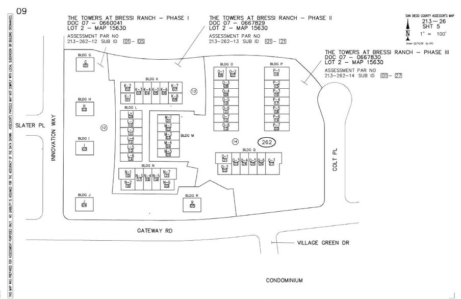 6118-6120 Innovation Way, Carlsbad, CA à louer - Plan cadastral - Image 2 de 4