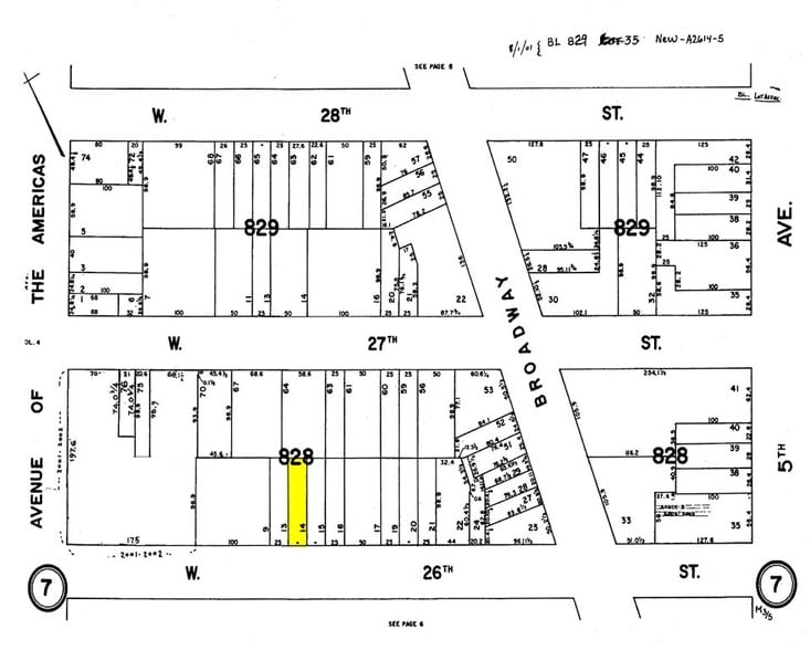 33 W 26th St, New York, NY for sale - Plat Map - Image 2 of 39