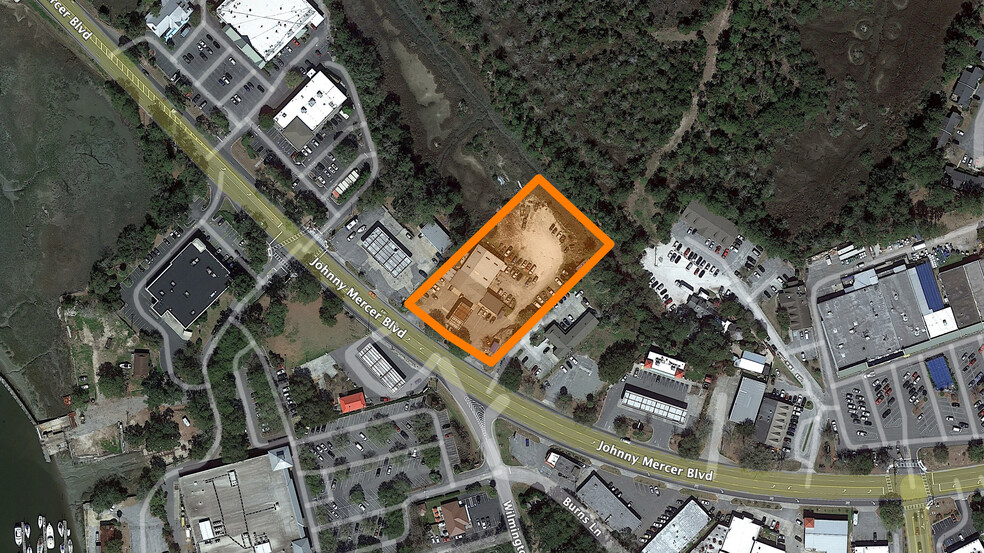 204 Johnny Mercer Blvd, Savannah, GA for lease - Aerial - Image 1 of 1