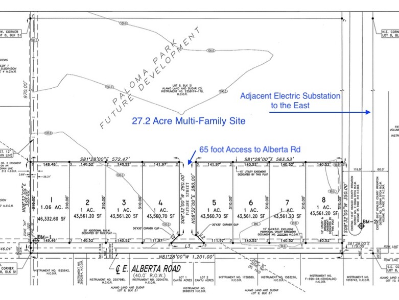 3000 E Alberta Rd, Edinburg, TX à vendre - Plan cadastral - Image 2 de 9