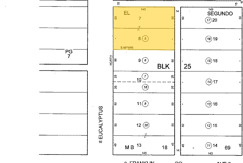 234 Eucalyptus Ave, El Segundo, CA à louer - Plan cadastral - Image 2 de 2