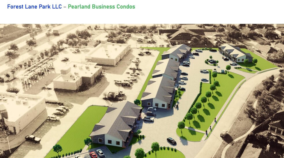 1849 Forest Park ln, Pearland, TX à vendre - Aérien - Image 3 de 5
