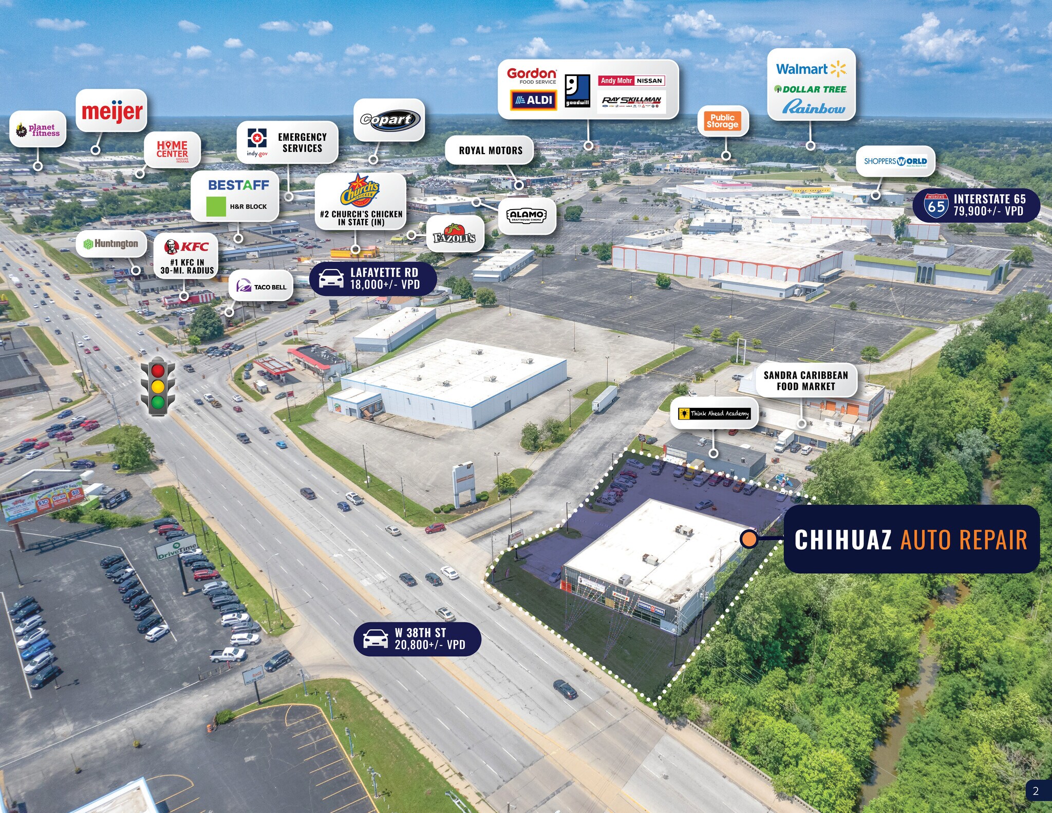 4250 W 38th St, Indianapolis, IN à vendre Photo du bâtiment- Image 1 de 10