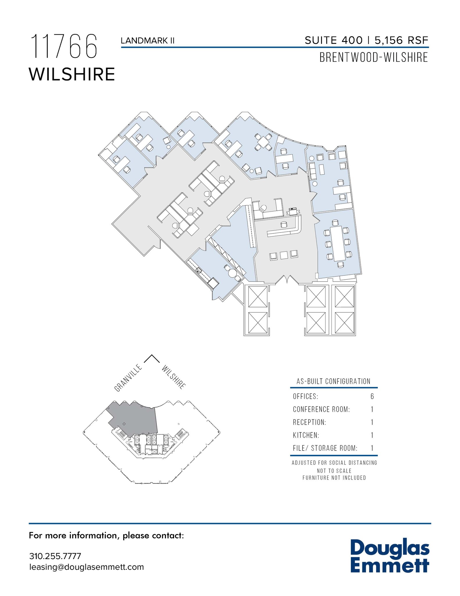 11766 Wilshire Blvd, Los Angeles, CA à louer Plan d’étage- Image 1 de 1