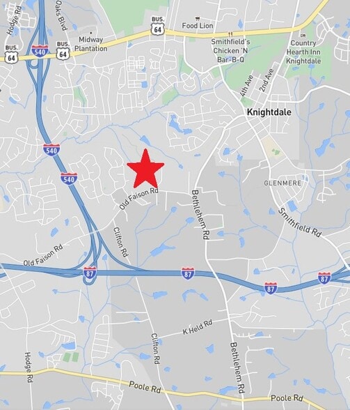 4402 Old Faison Rd, Knightdale, NC à vendre - Photo du bâtiment - Image 1 de 1