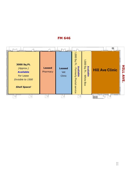 1624 Hill Ave, Dickinson, TX à louer - Plan d’étage - Image 3 de 26