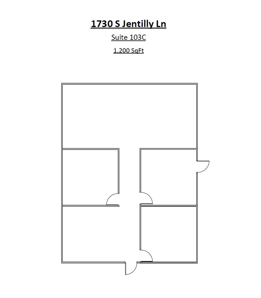 1730 S Jentilly Ln, Tempe, AZ for lease Floor Plan- Image 1 of 5