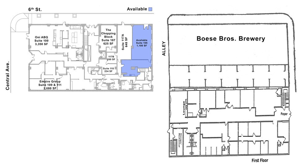 609 Gold Ave SW, Albuquerque, NM à louer - Plan de site - Image 3 de 6