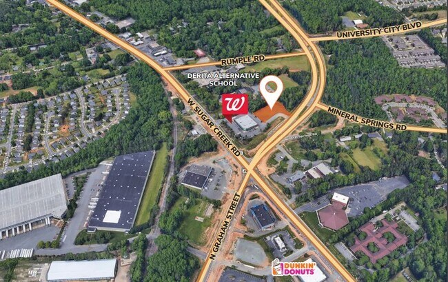 Plus de détails pour N Graham St & West Sugar Creek Rd, Charlotte, NC - Terrain à louer