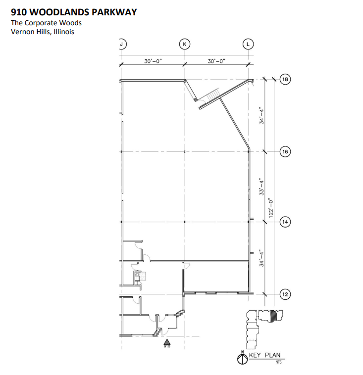 950-990 Corporate Woods Pky, Vernon Hills, IL for lease Floor Plan- Image 1 of 1