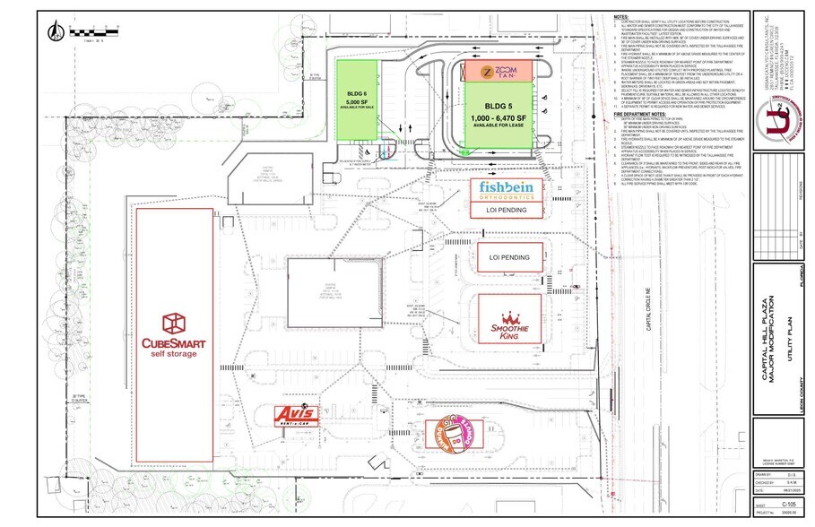 2320 NE Capital Cir, Tallahassee, FL à vendre - Plan de site - Image 3 de 3