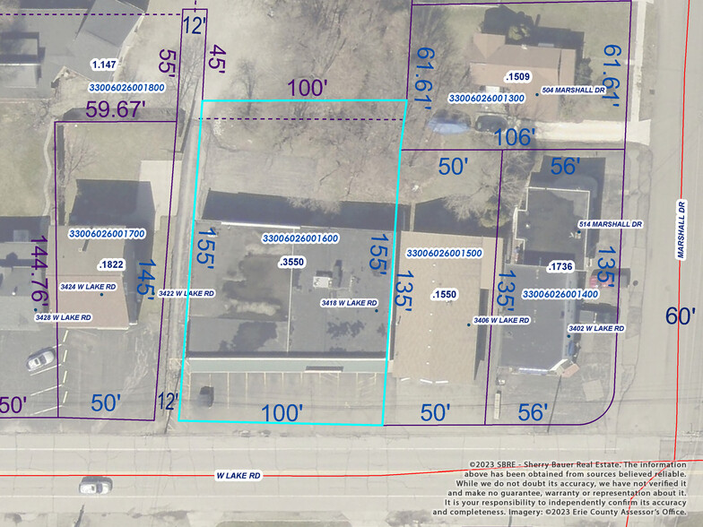 3412 W Lake Rd, Erie, PA à louer - Plan cadastral - Image 3 de 22