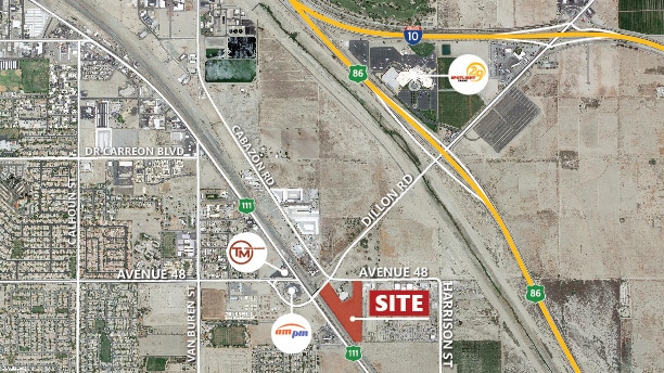 Dillon & Avenue 48, Coachella, CA à vendre - Aérien - Image 2 de 2
