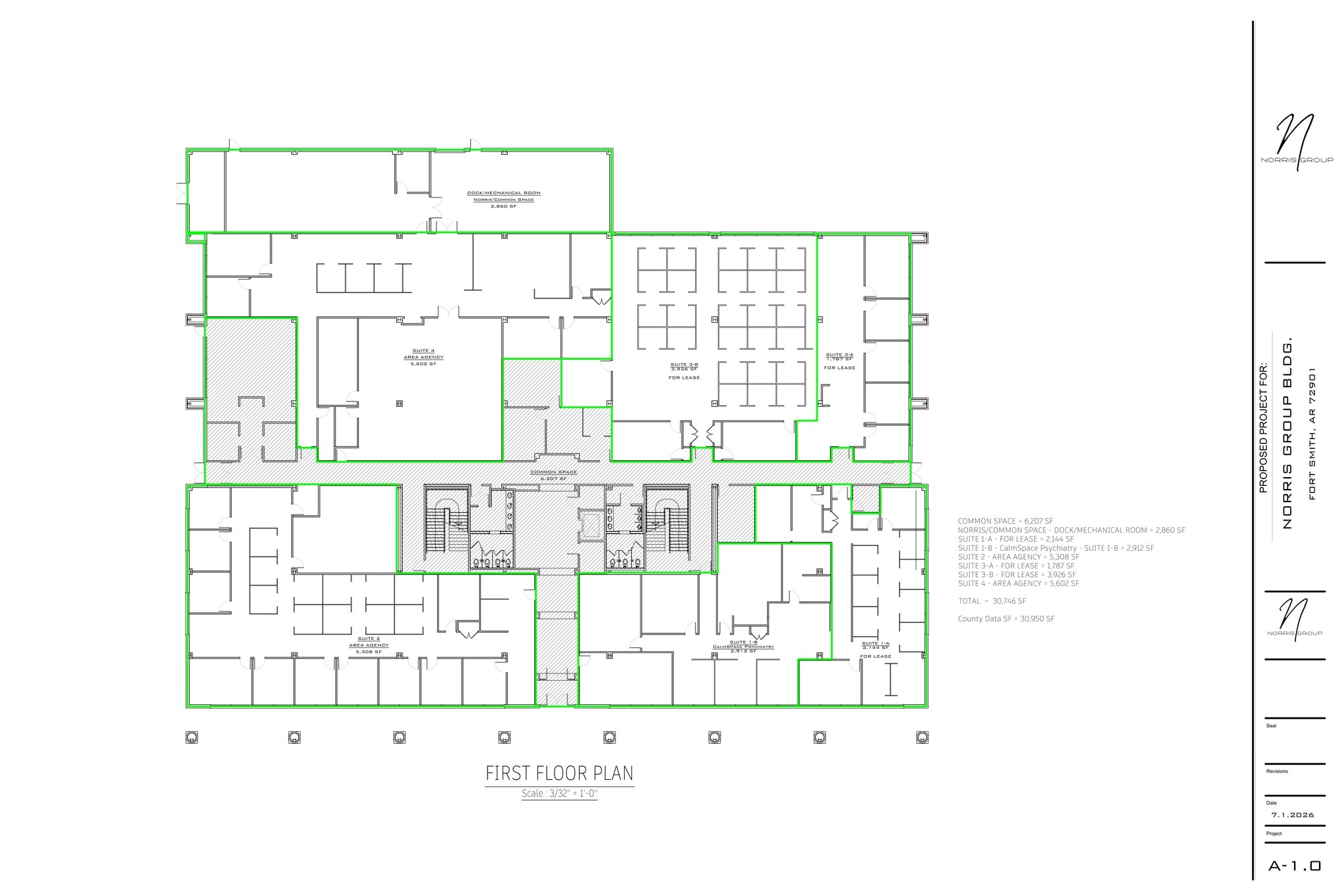 3600 Wheeler Ave, Fort Smith, AR à louer Plan de site- Image 1 de 1