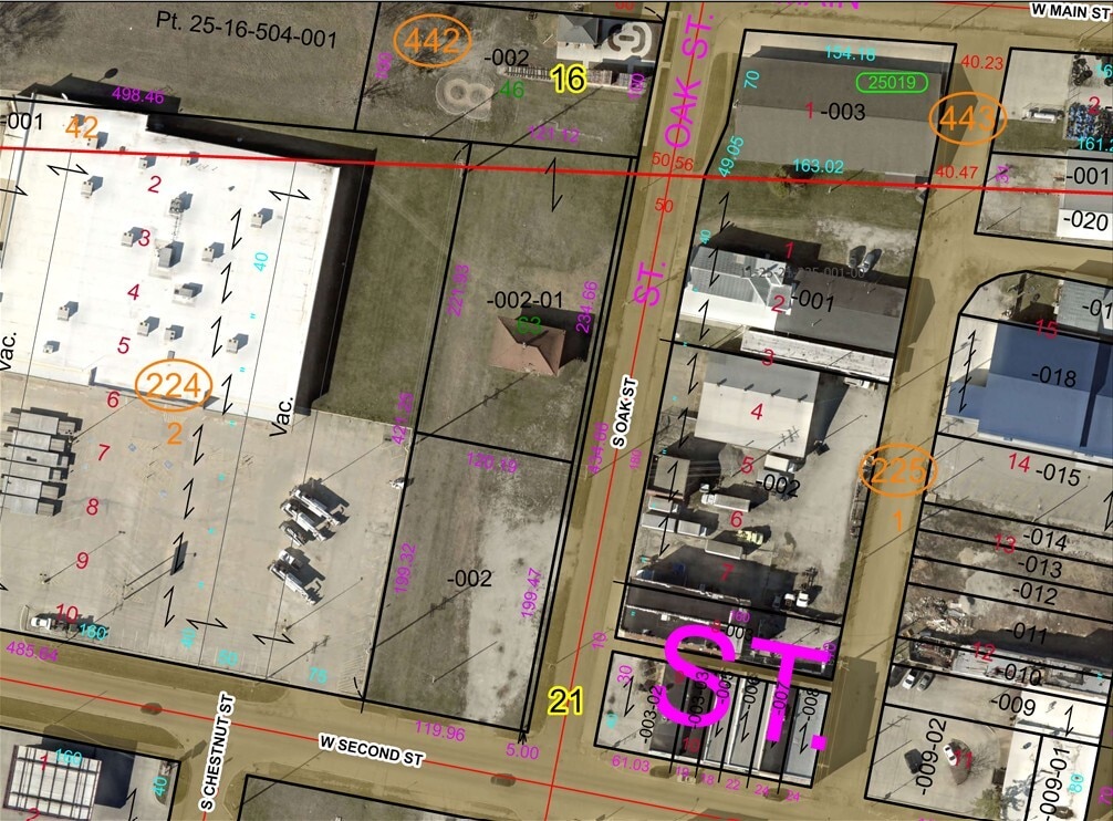 48 Oak Street, Pana, IL for sale Plat Map- Image 1 of 2