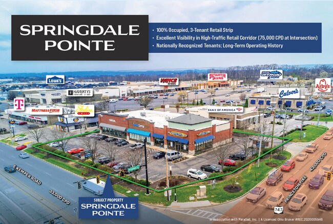 More details for 5-55 E Kemper Rd, Cincinnati, OH - Retail for Sale