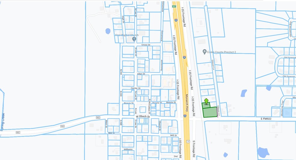 103 Gibson Ln, Valley View, TX for sale - Plat Map - Image 2 of 2