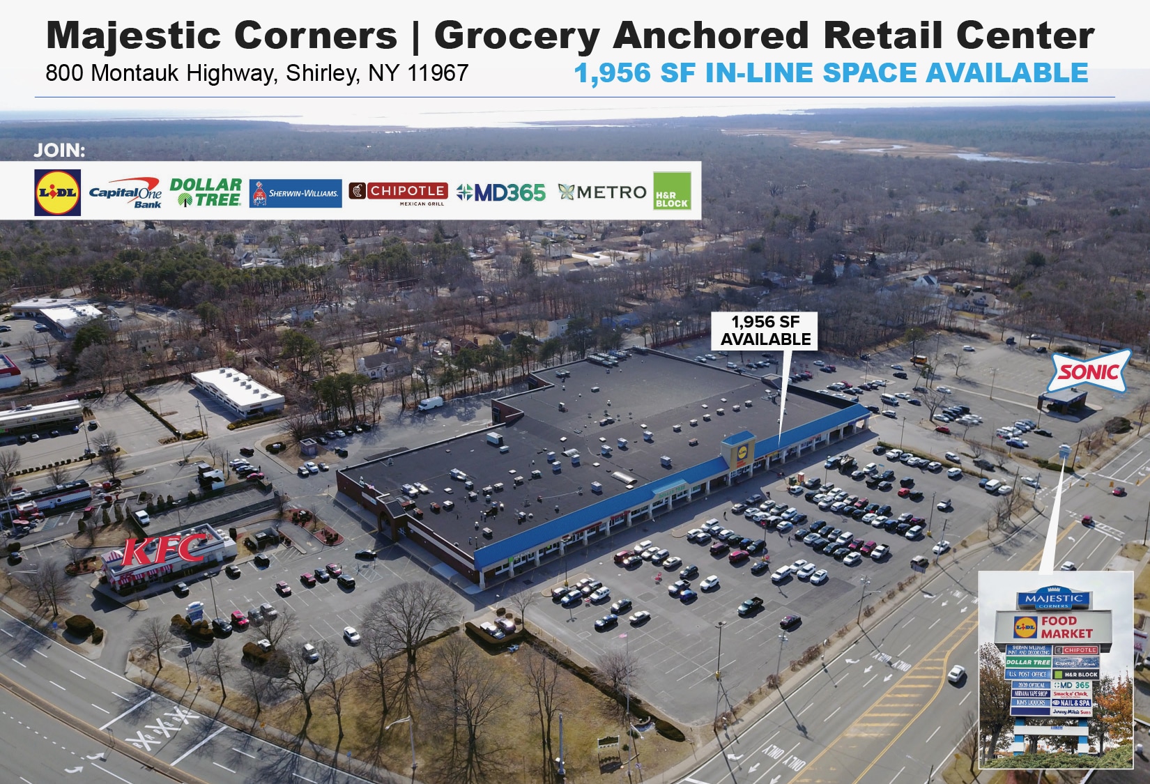 800 Montauk Hwy, Shirley, NY à louer Photo du bâtiment- Image 1 de 3