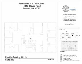 11099 Houze Rd, Roswell, GA for lease Site Plan- Image 1 of 5