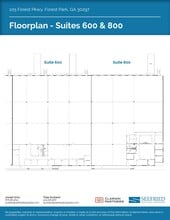 105 Forest Pky, Forest Park, GA for lease Floor Plan- Image 1 of 3