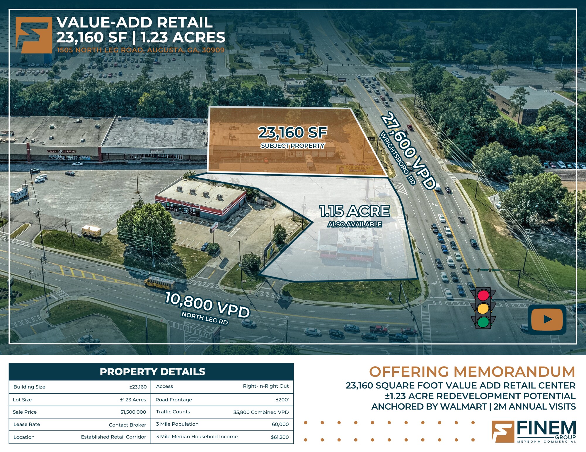 1505 N Leg Rd, Augusta, GA for sale Building Photo- Image 1 of 9
