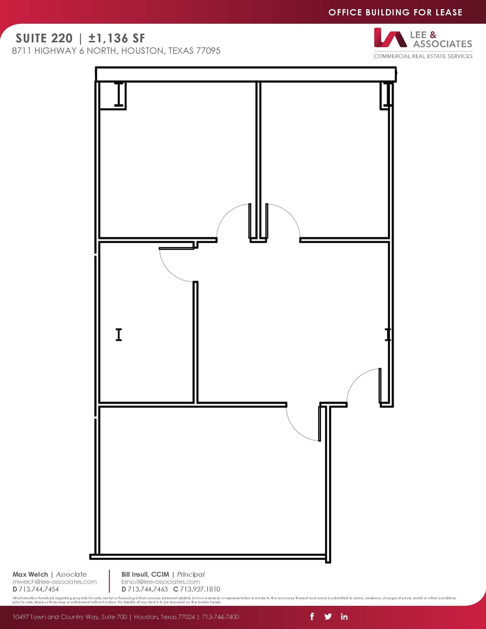 8711 Highway 6 N, Houston, TX à louer Plan d’étage- Image 1 de 2
