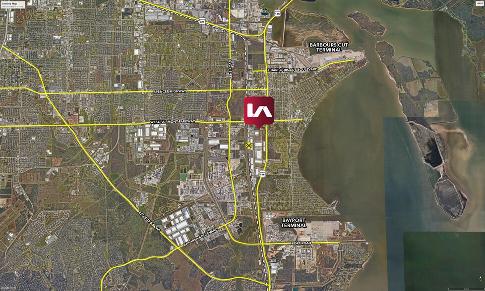 0 State Highway 146/ South 13th, La Porte, TX à vendre - Aérien - Image 3 de 3