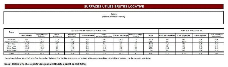 Bureau dans Paris à vendre - Plan d’étage - Image 3 de 9