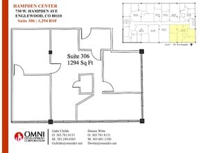 750 W Hampden Ave, Englewood, CO for lease Site Plan- Image 1 of 1
