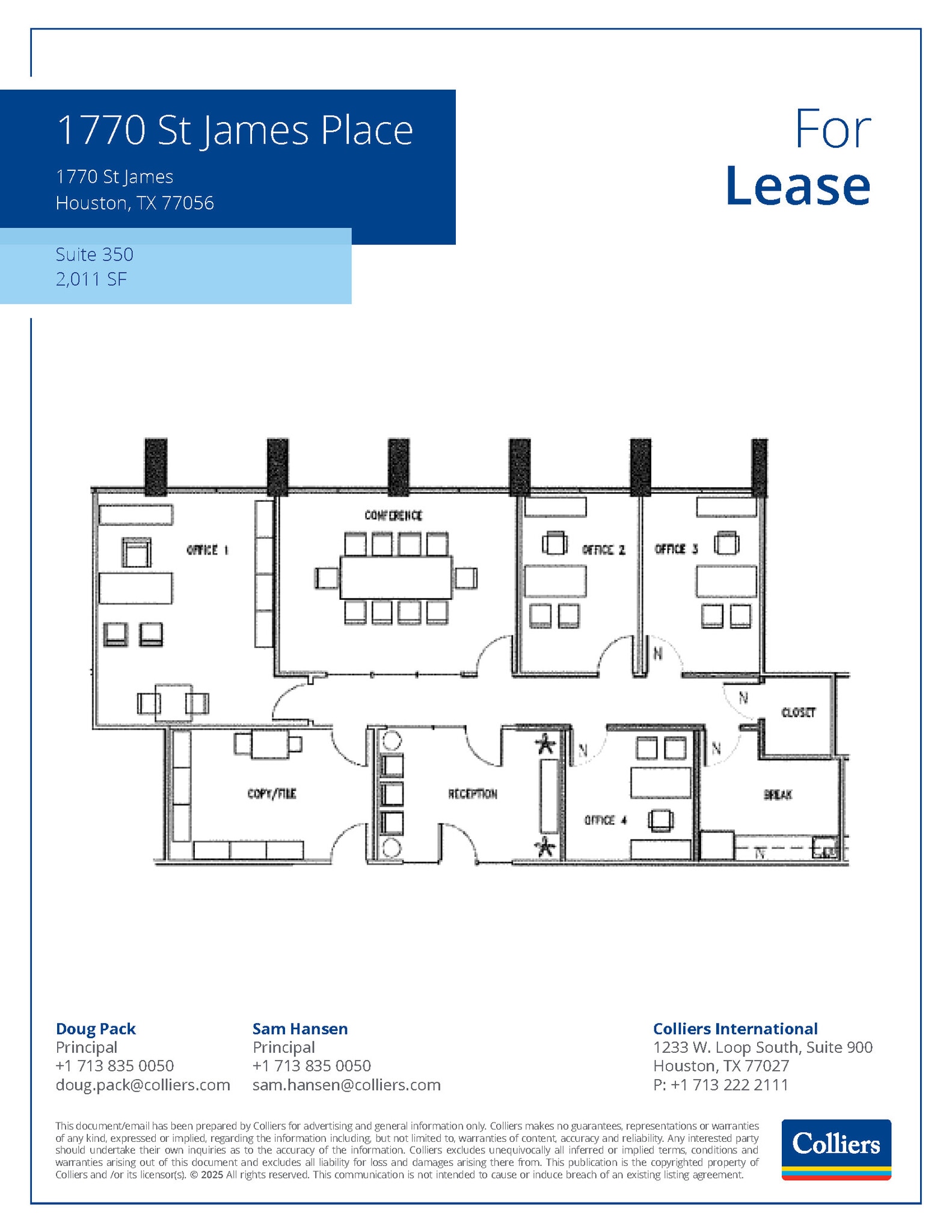 1770 St James Pl, Houston, TX for lease Interior Photo- Image 1 of 1