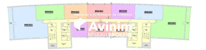 Bureau dans Strasbourg à louer - Plan d’étage - Image 2 de 2