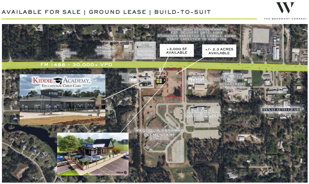 11745 Fm 1488 Rd, Magnolia, TX for lease - Aerial - Image 1 of 4